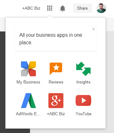 google-my-business-menu